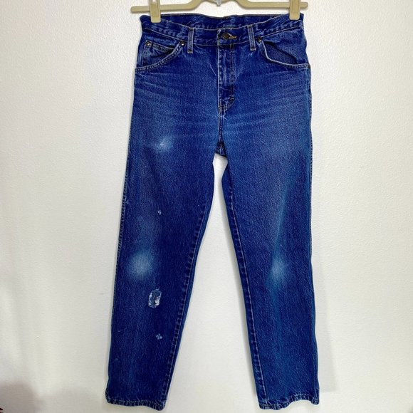 Retro Dickies Blue Jeans 30x32 - Picture 1 of 6